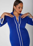 Bell Sleeved Sweater Dress