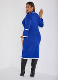Bell Sleeved Sweater Dress