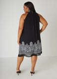 Paisley Print Swing Dress