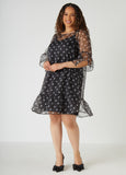 Flounced Polka Dot Dress