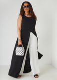 Layered Two Tone Jumpsuit