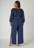 Belted Off The Shoulder Jumpsuit