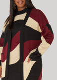 Swirl Intarsia Sweater Duster
