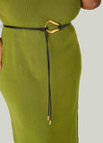 Belted Maxi Sweater Dress