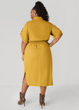 Cuffed Denim Dress