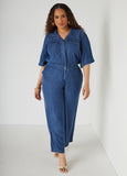 Chambray Utility Jumpsuit