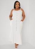 Sweetheart Denim Maxi Dress