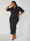 Stonewash Denim Maxi Dress