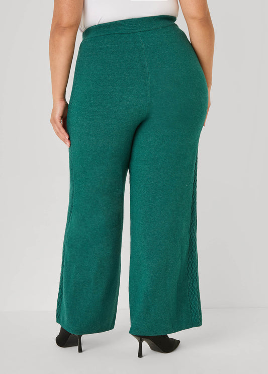 Diamond Cable Knit Pants