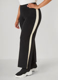 Wide Leg Striped Sweater Pants