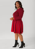 A Line Greek Key Dress