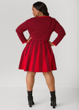 A Line Greek Key Dress