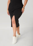 Ribbed Midi Sweater Dress