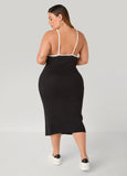 Ribbed Midi Sweater Dress