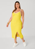 Ribbed Midi Sweater Dress