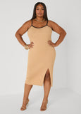 Ribbed Midi Sweater Dress