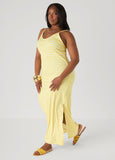 Striped Ribbed Maxi Dress