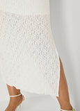 Strapless Textured Maxi Dress