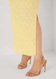 Strapless Textured Maxi Dress