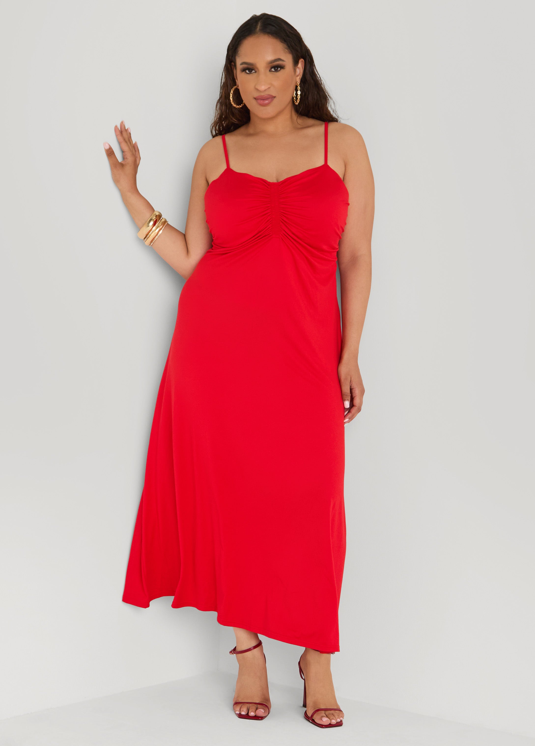 Ruched Maxi Dress