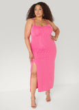 Ribbed Maxi Bodycon Dress