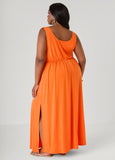 Shell Embellished Maxi Dress