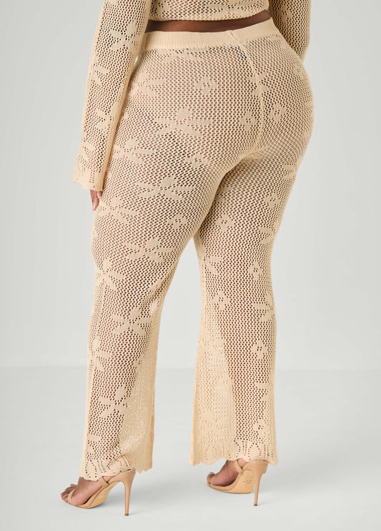 Crochet Wide Leg Pants
