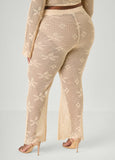 Crochet Wide Leg Pants