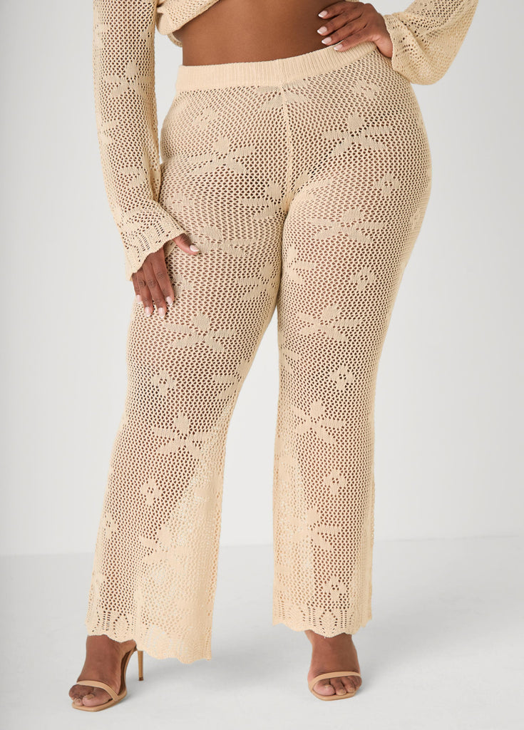 Crochet Wide Leg Pants – Ashley Stewart