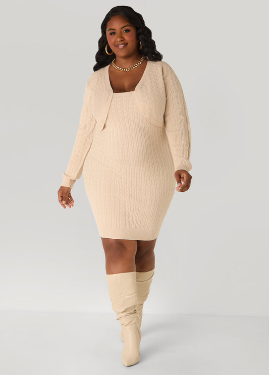 Cable Knit Bolero