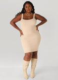Cable Knit Sweater Dress