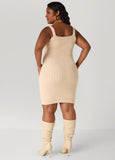 Cable Knit Sweater Dress