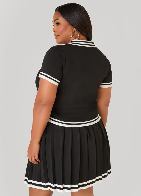 Love Appliqued Polo Shirt