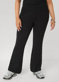 Jacquard Knit Flared Pants