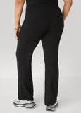 Jacquard Knit Flared Pants