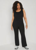 Jacquard Knit Flared Pants