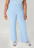 Jacquard Knit Flared Pants