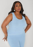 Jacquard Knit Tank