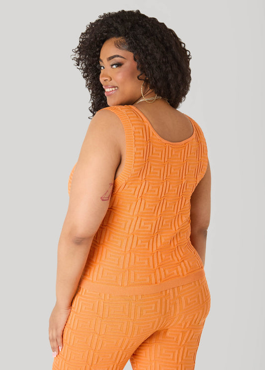 Jacquard Knit Tank