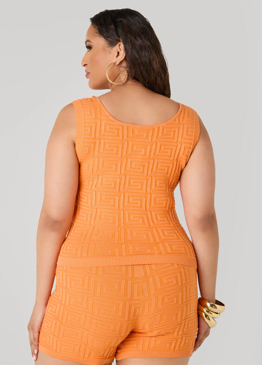 Jacquard Tank Top