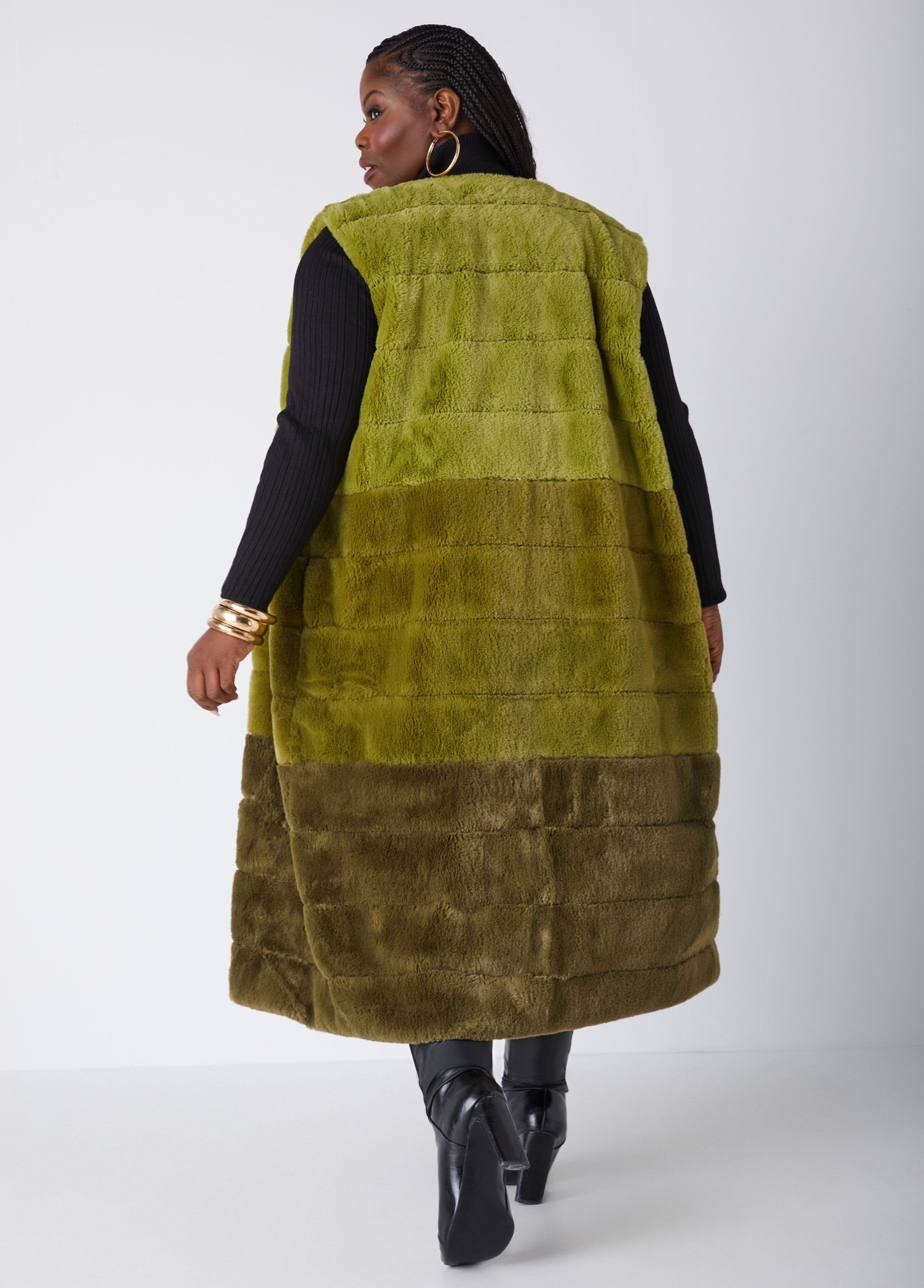 ジャケット・アウター sulvam fake fur vest Sulvam AW22 Faux Fur Hooded Parka – HUIBEN