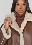Faux Shearling Coat