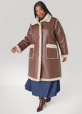 Faux Shearling Coat