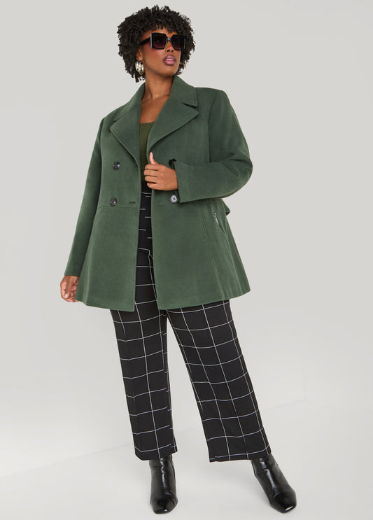 Double Breasted Peacoat