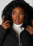 Faux Fur Trimmed Puffer Coat