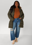 Faux Fur Trimmed Puffer Coat