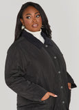 Corduroy Paneled Barn Jacket