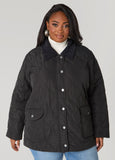 Corduroy Paneled Barn Jacket