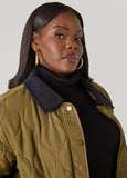 Corduroy Paneled Barn Jacket