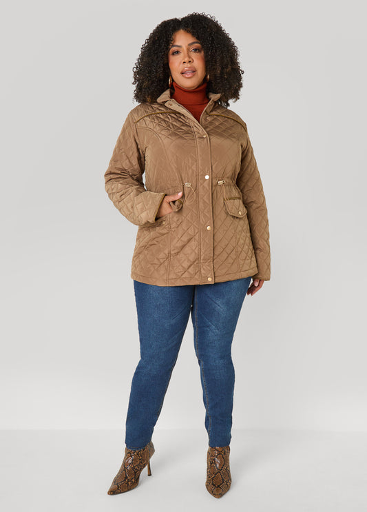 Quilted Drawstring Jacket